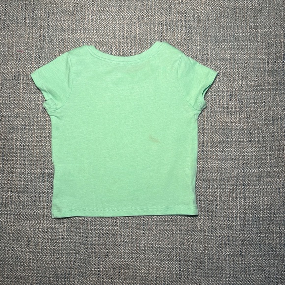 Gerber Pink Floral Onesie,Mint Green Garanimal Tshirt & Chic pea sleeper 0-3 M - Picture 7 of 8